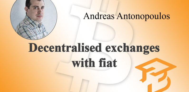 Decentralised exchanges with fiat