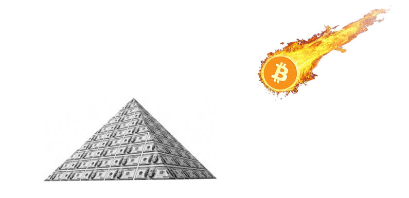 What is are the financial pyramids and why Bitсoin is not a financial pyramid?