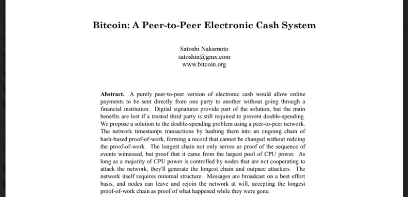 Bitcoin: робота Сатоші Накамото